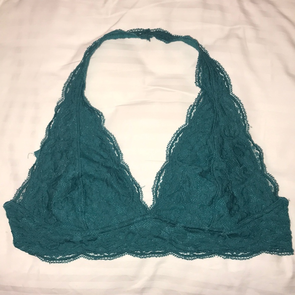 UO: Turquoise Halter Style Bralette
